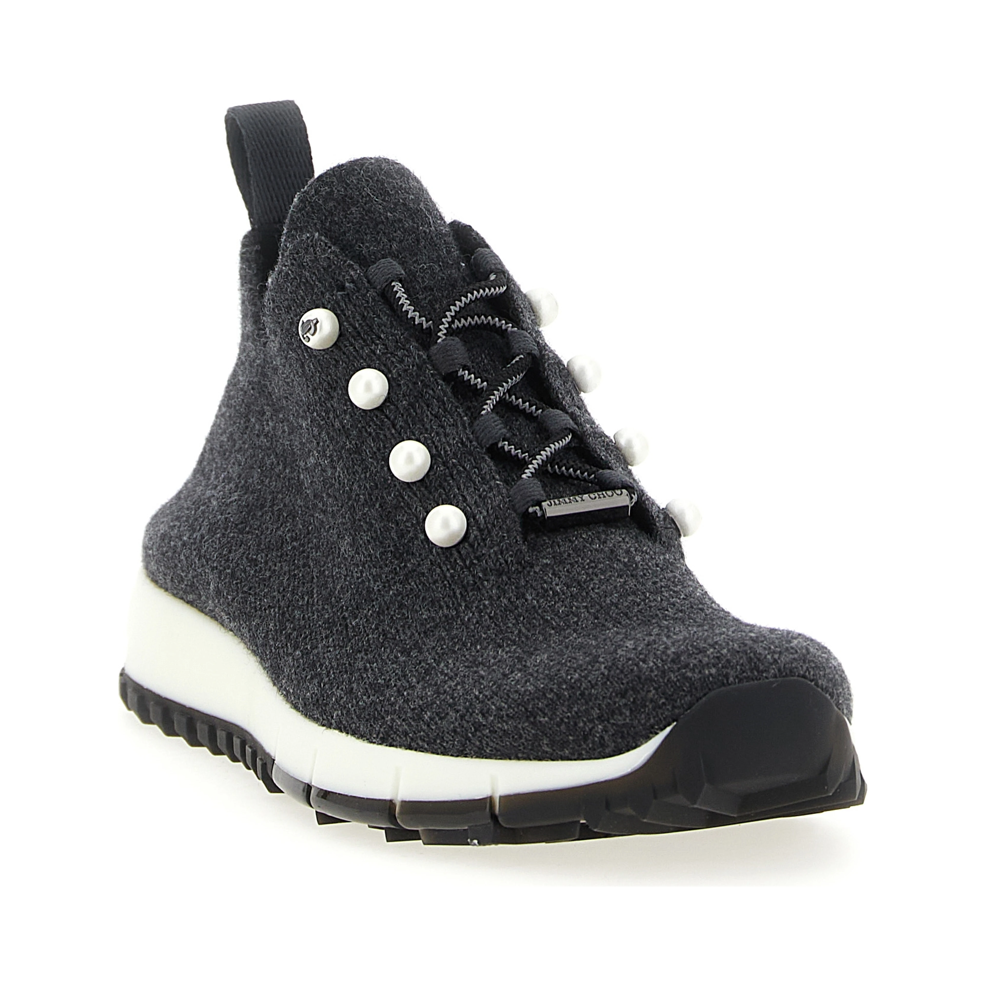 Black Tencel Low Top Sneakers