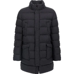 Black Polyamide Coat