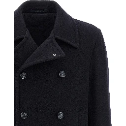 Blue Wool Coat