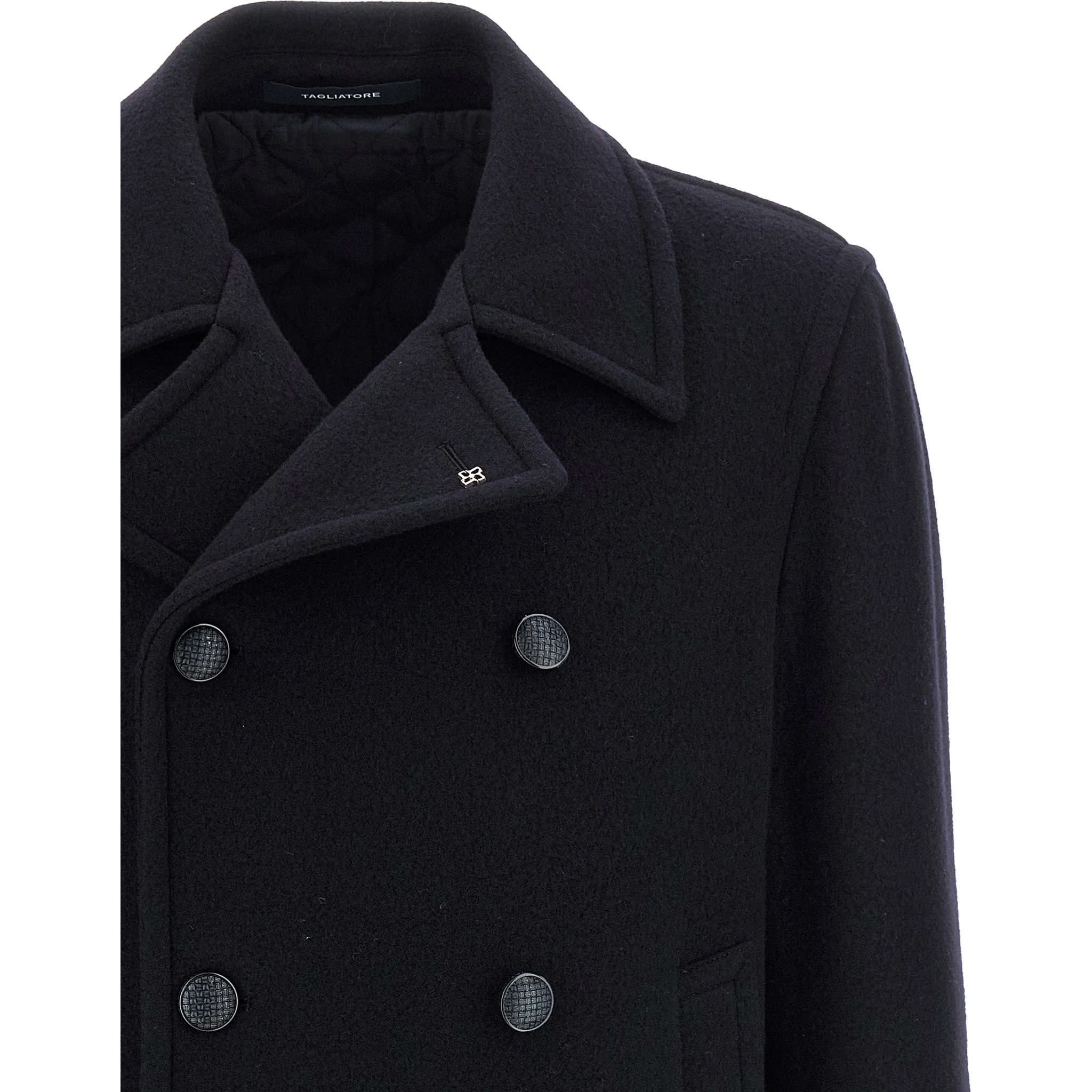 Blue Wool Coat