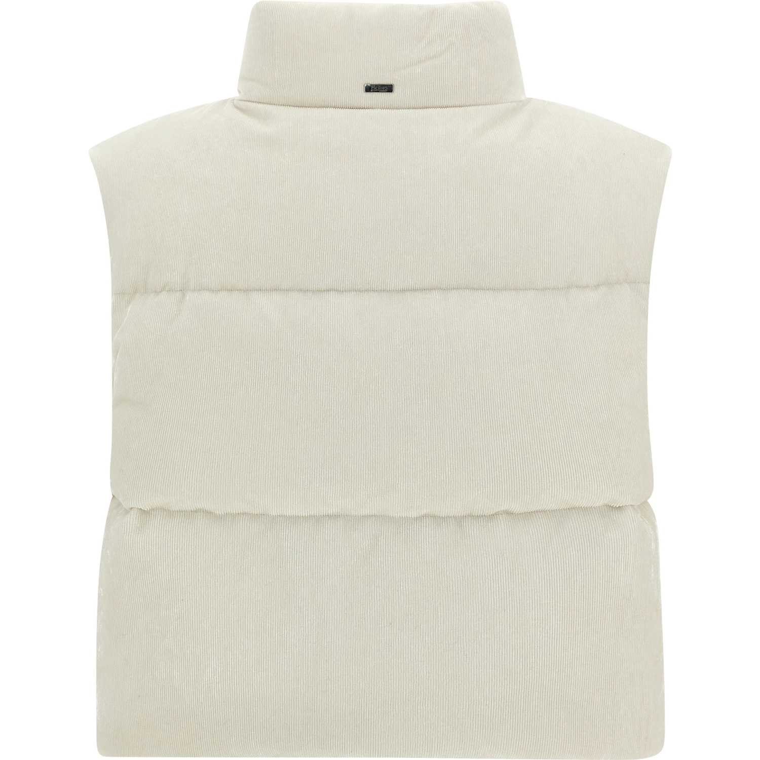 White Viscose Sleeveless Jacket