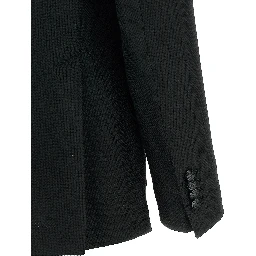 Black Virgin Wool Blazer