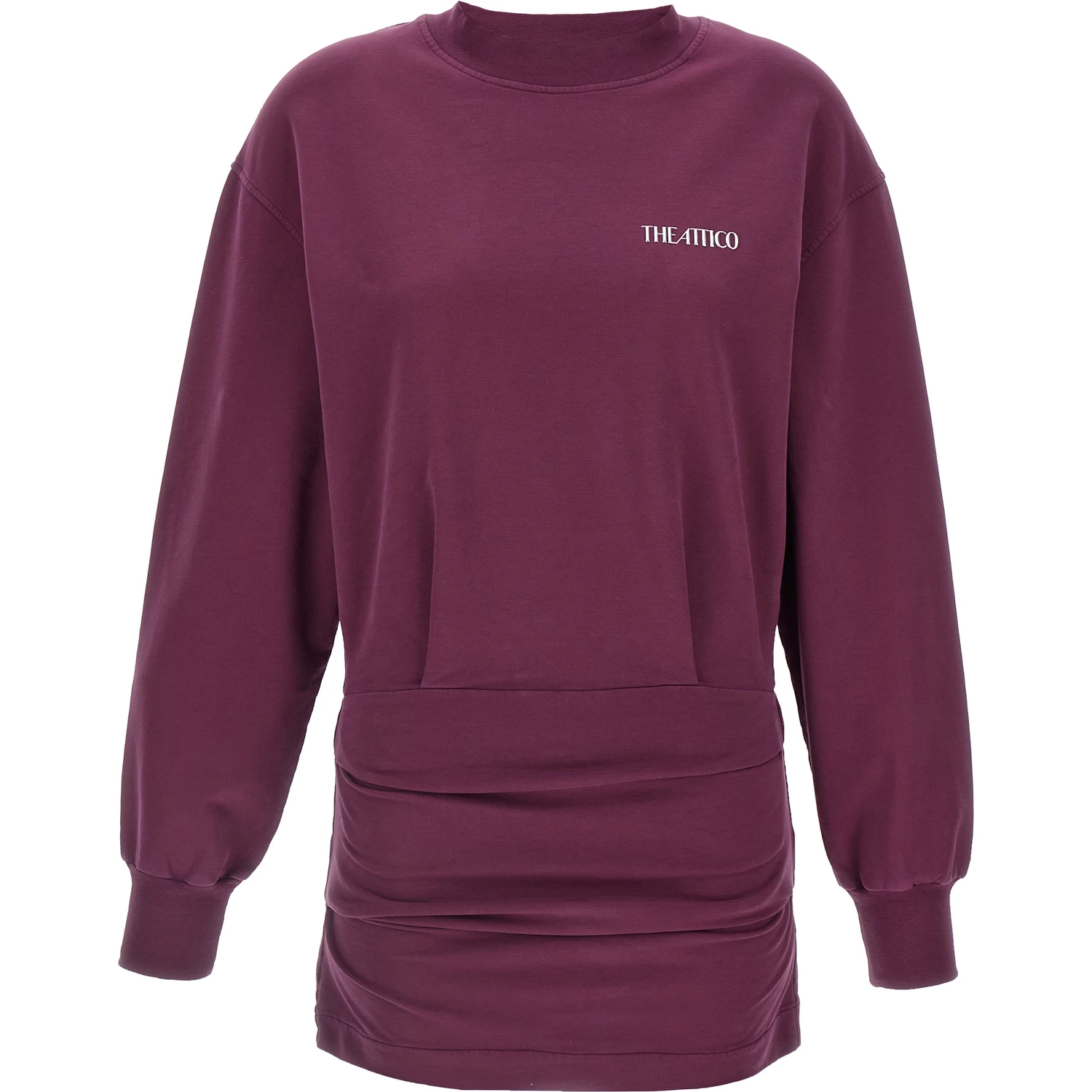 Bordeaux Cotton Short Dress