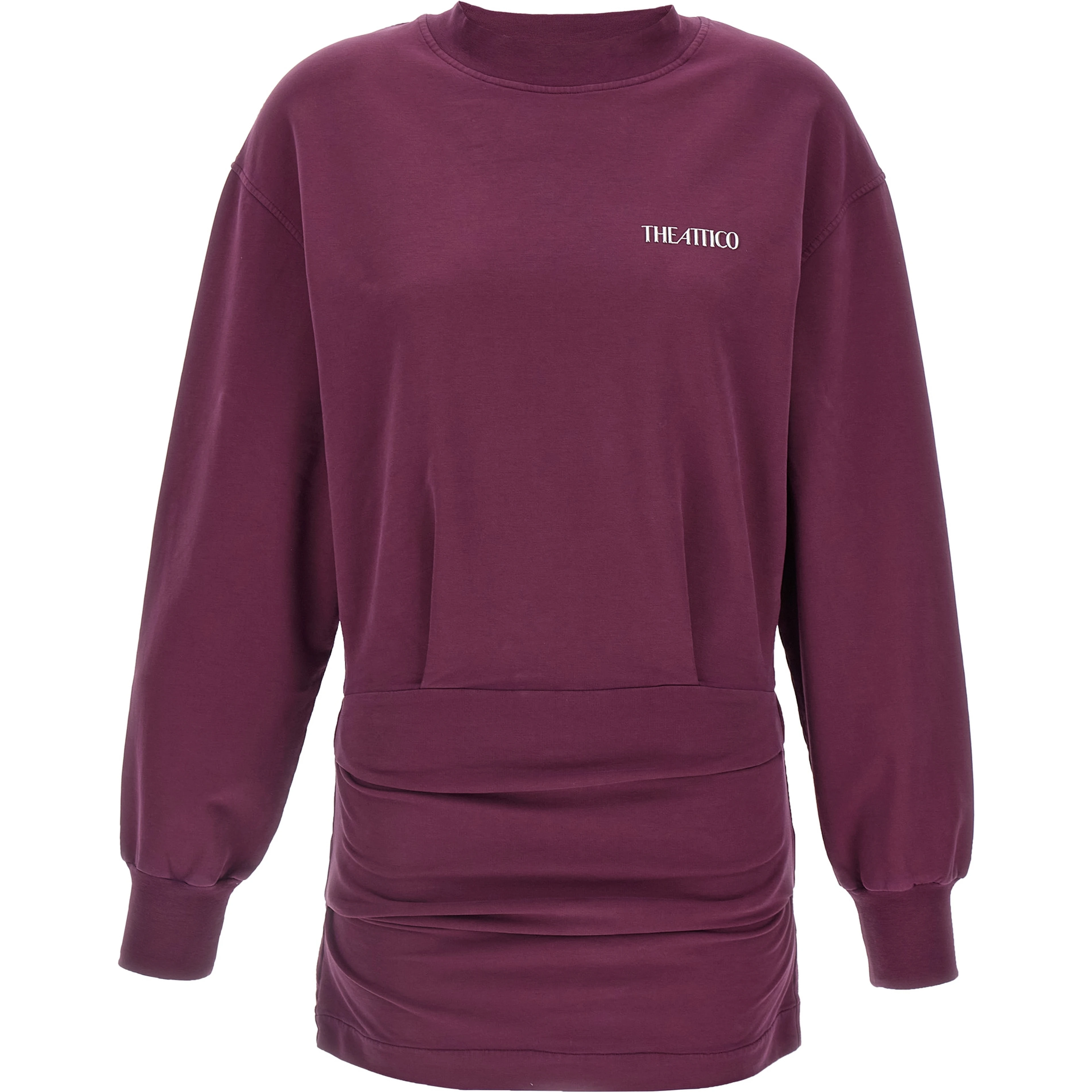 Bordeaux Cotton Short Dress