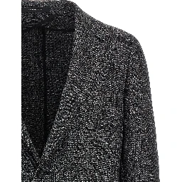 Gray Virgin Wool Blazer
