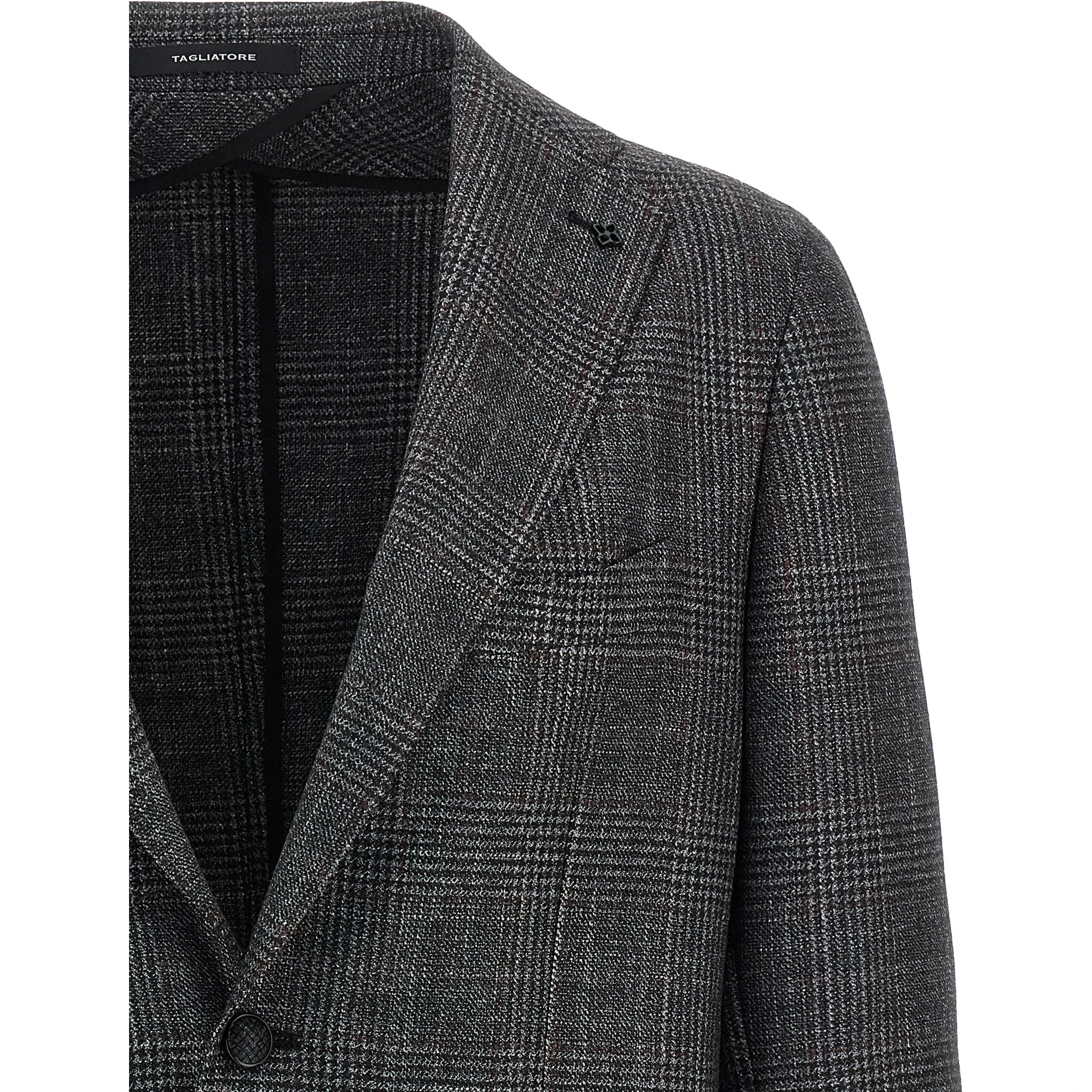 Gray Virgin Wool Blazer