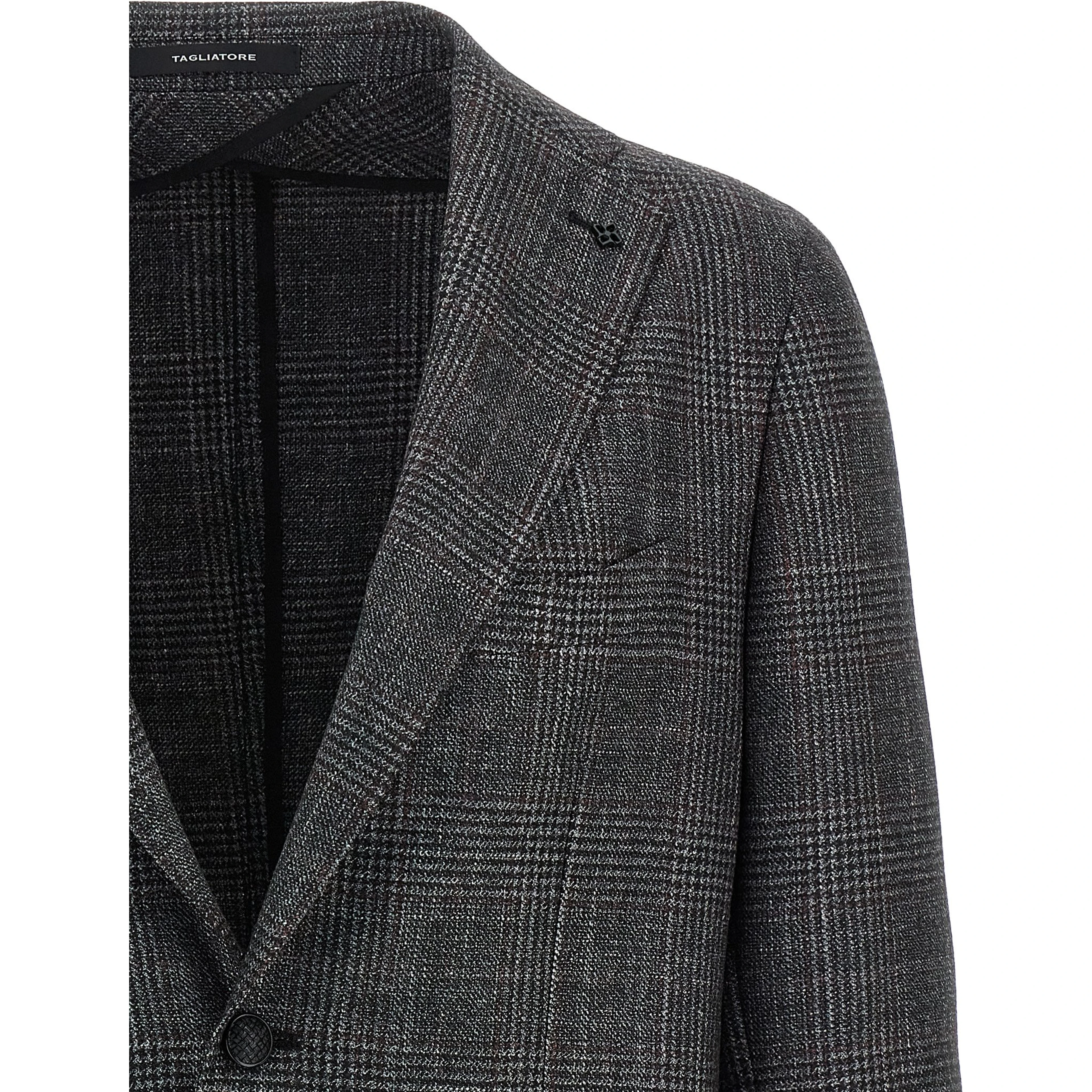 Gray Virgin Wool Blazer