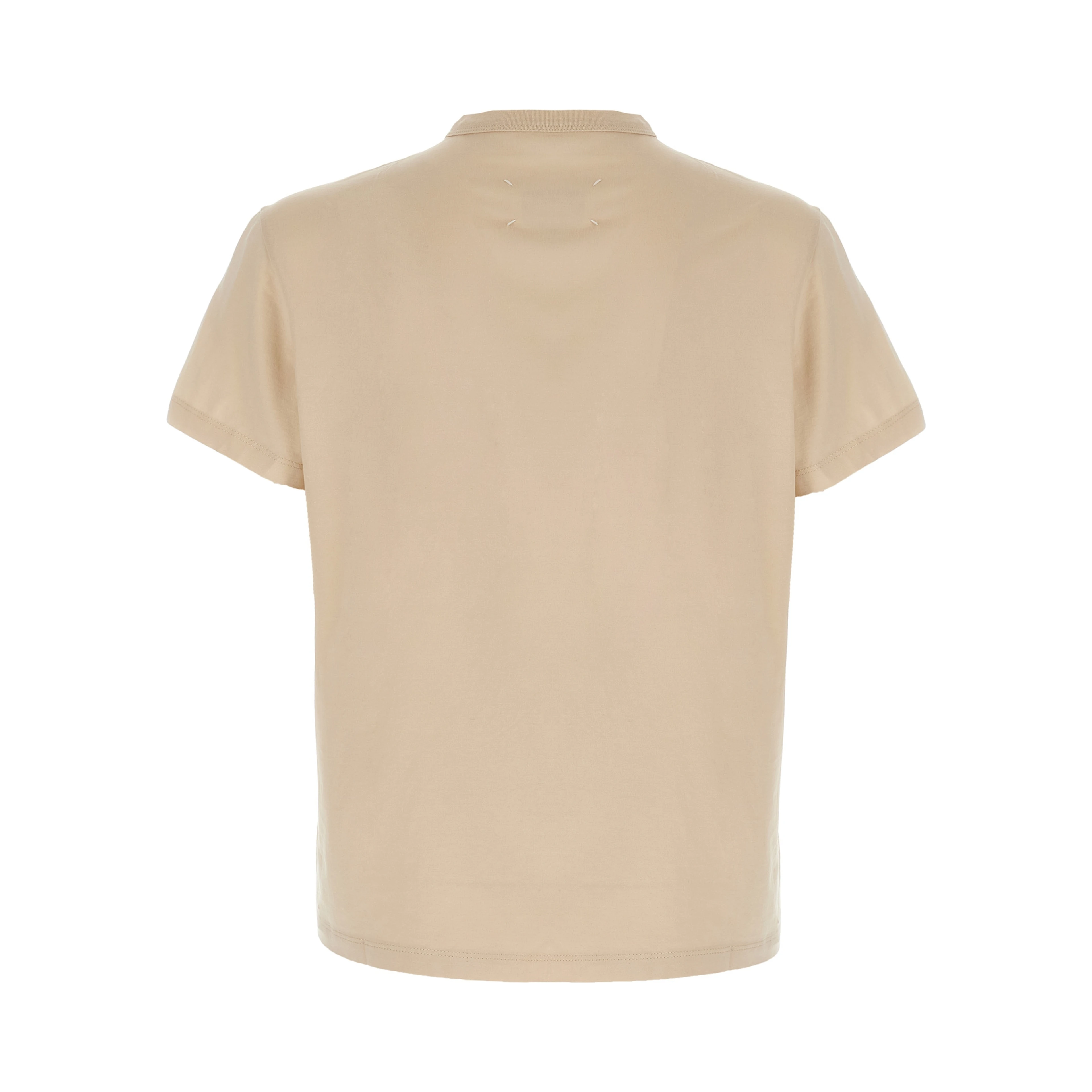 Beige Cotton T-Shirt