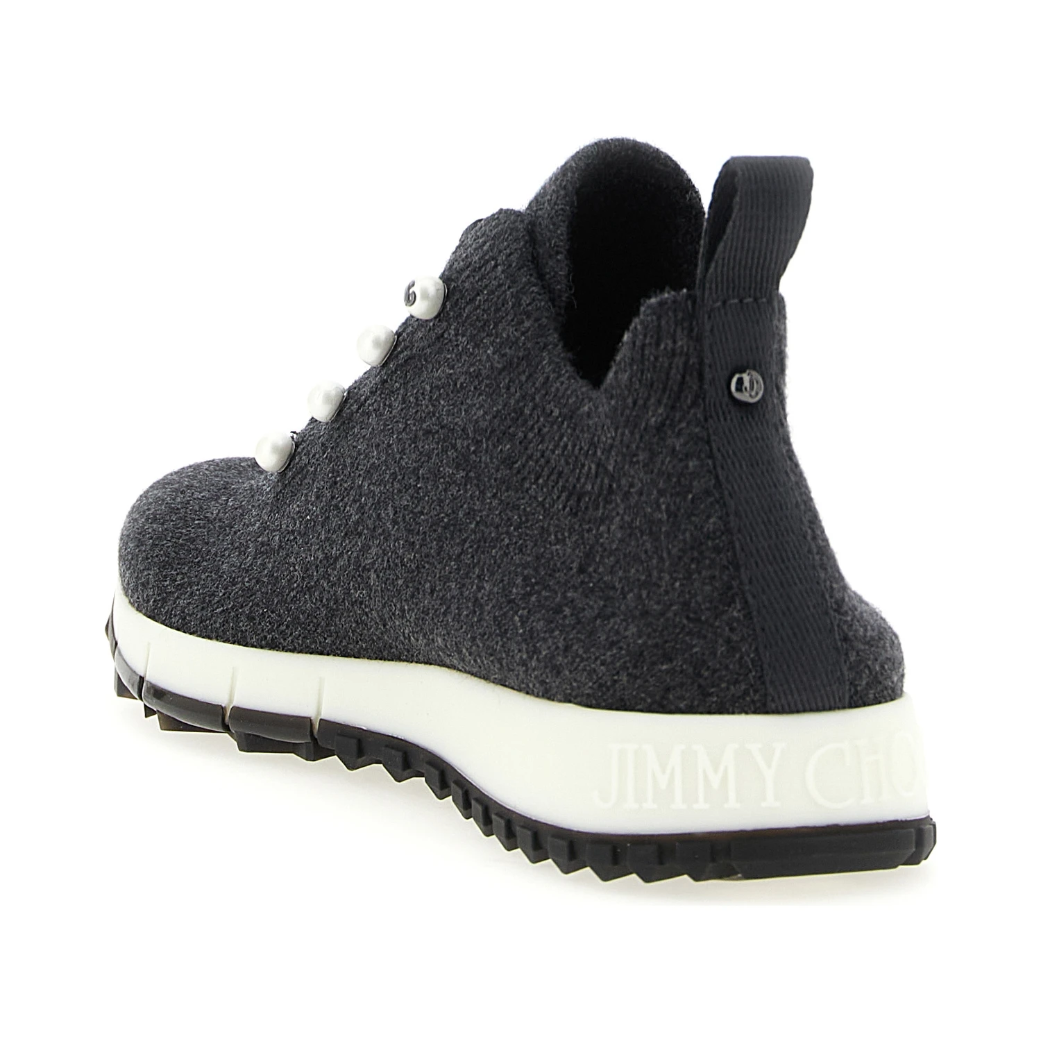 Black Tencel Low Top Sneakers