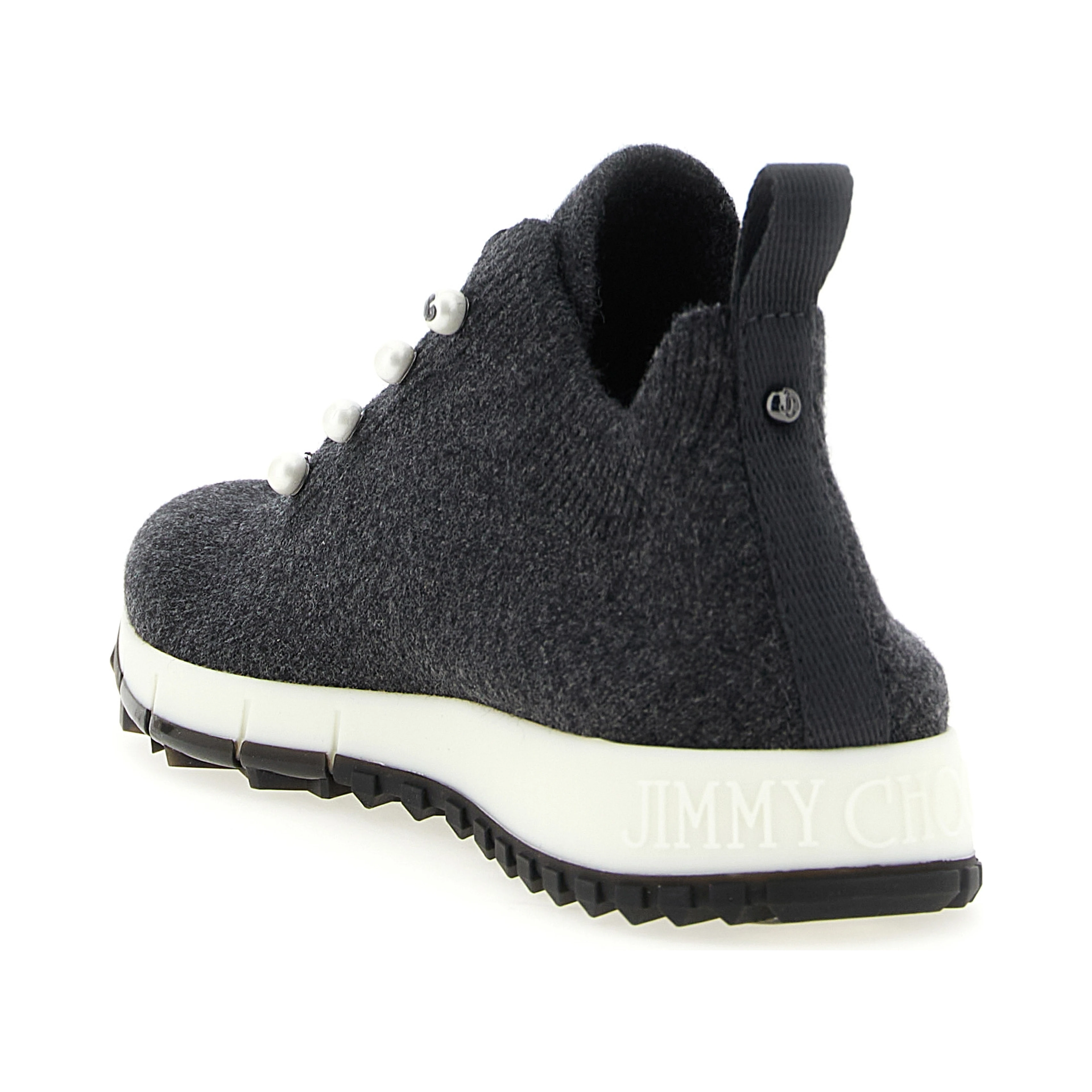 Black Tencel Low Top Sneakers