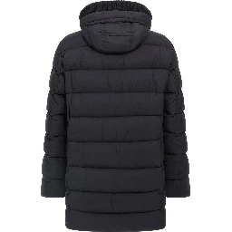 Black Polyamide Coat