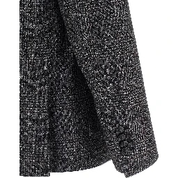 Gray Virgin Wool Blazer