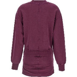 Bordeaux Cotton Short Dress