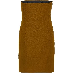 Bicolor Marabou Short Dress