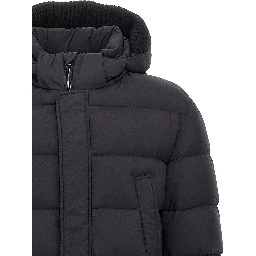 Black Polyamide Coat