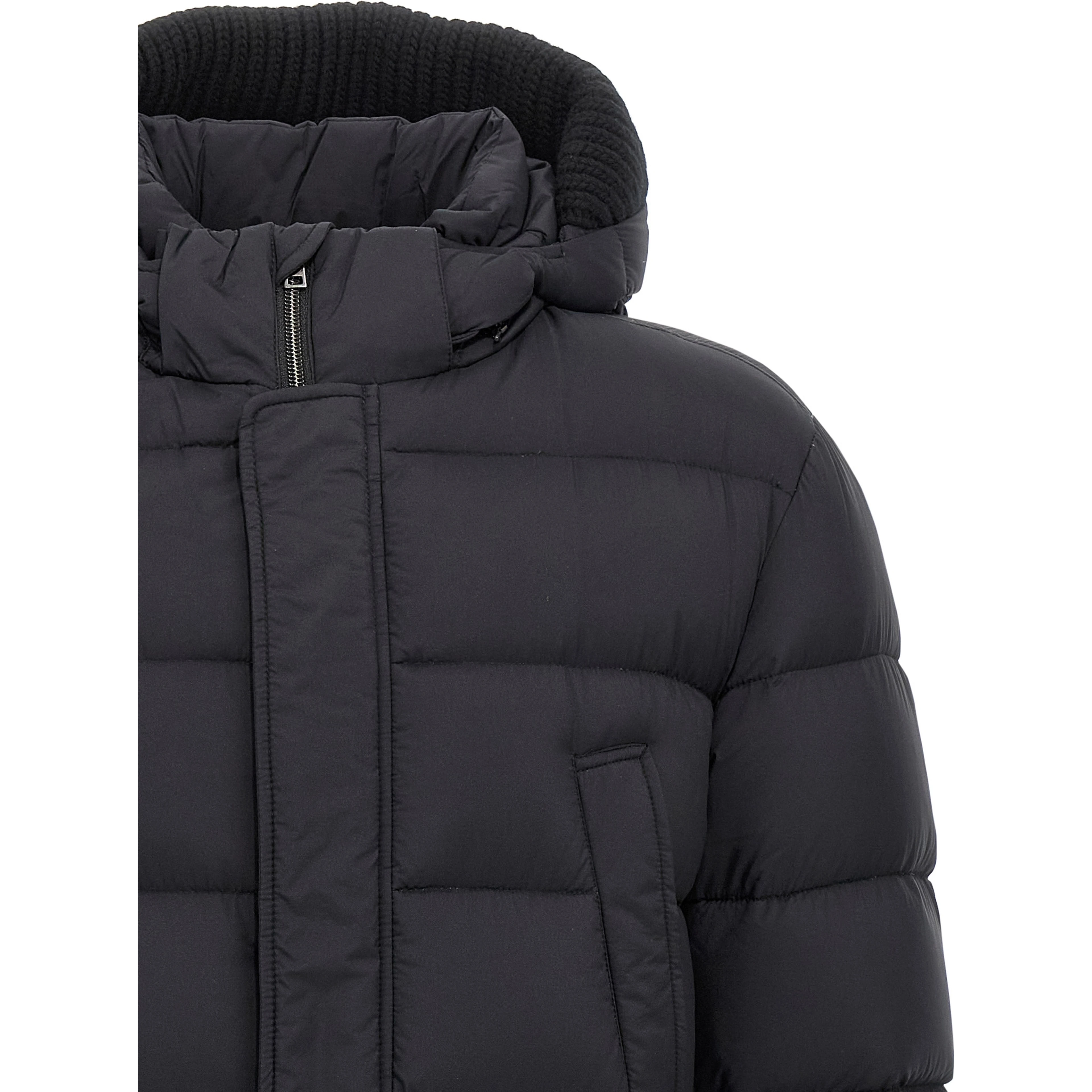 Black Polyamide Coat