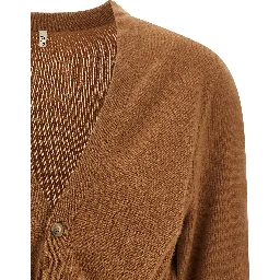 Brown Cashmere Cardigan