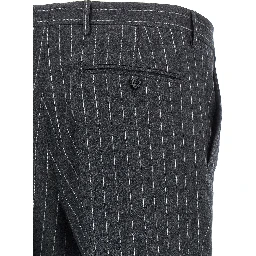 Gray Virgin Wool Two-Piece Suit
