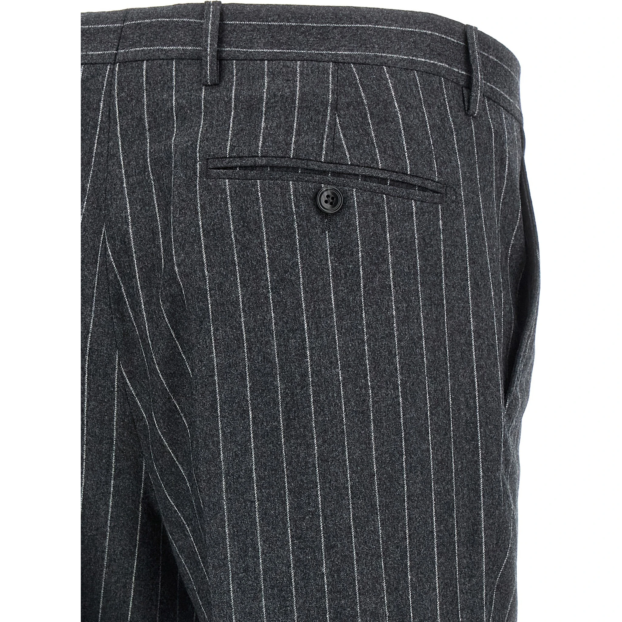 Gray Virgin Wool Two-Piece Suit