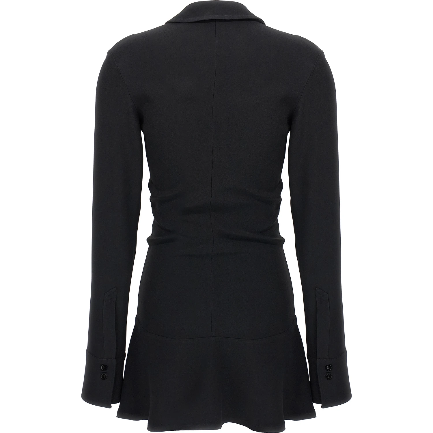 Black Marabou Short Dress