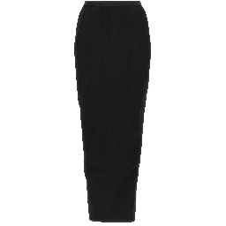Black Wool Mini Skirt