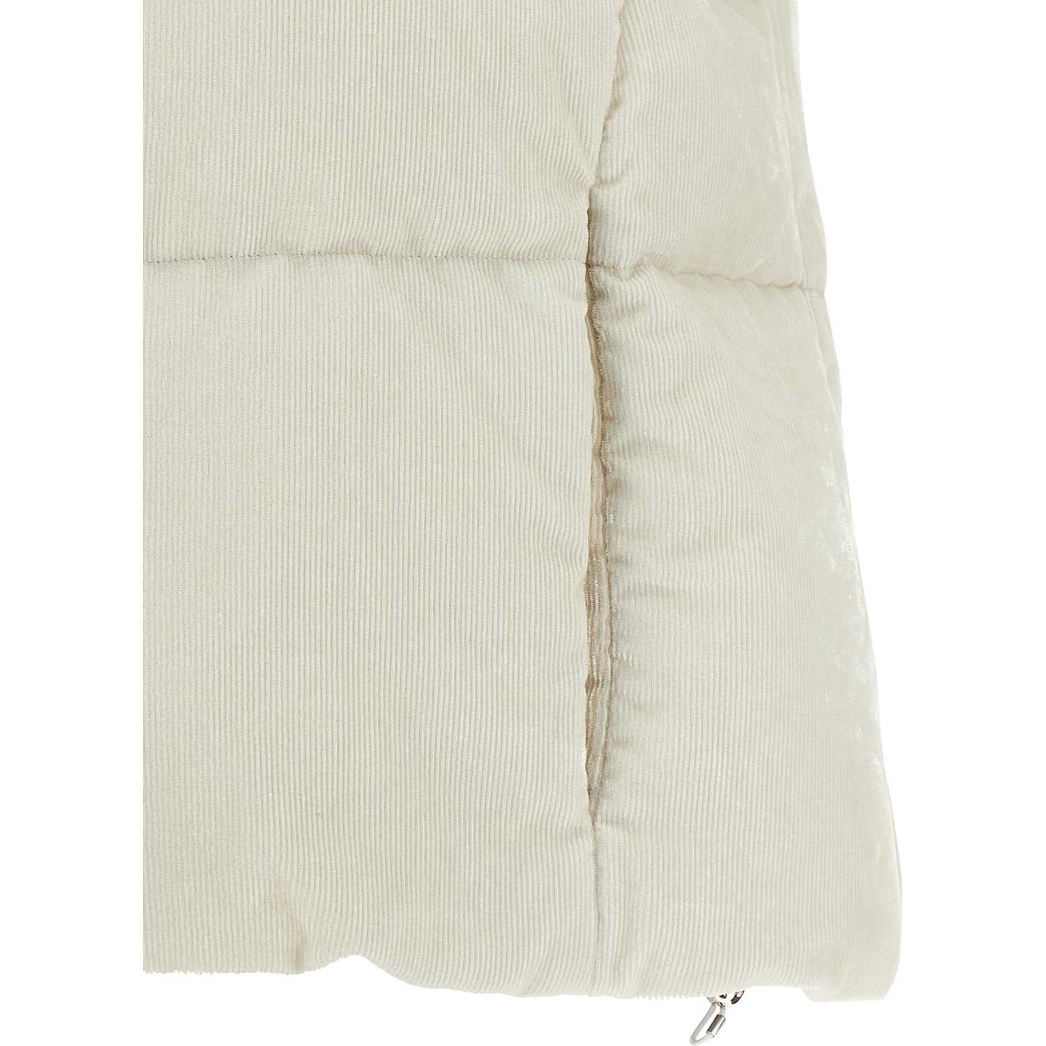 White Viscose Sleeveless Jacket