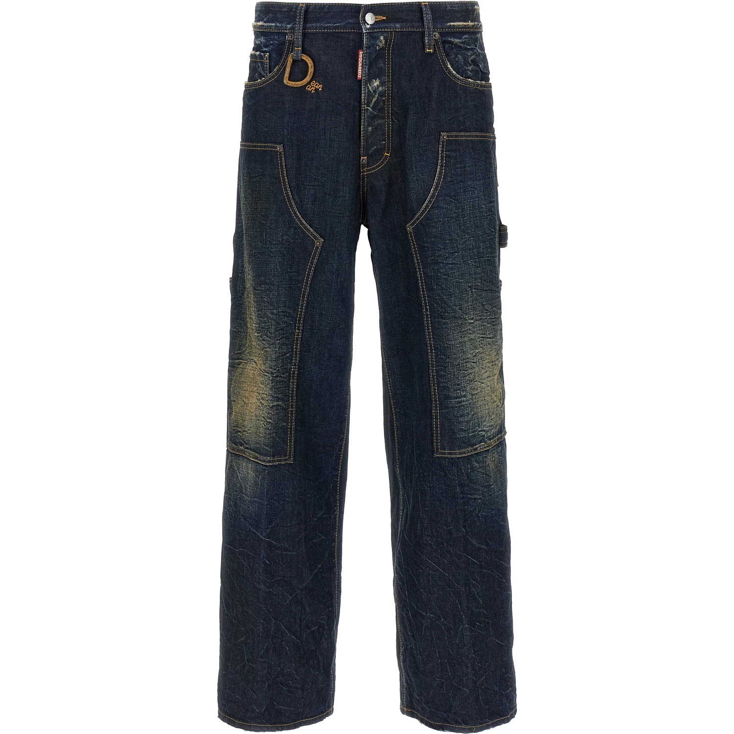 Blue Cotton Jeans Denim