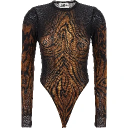 Multicolor Polyamide Bodysuit