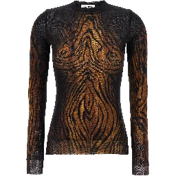 Multicolor Polyamide Pattern Shirt