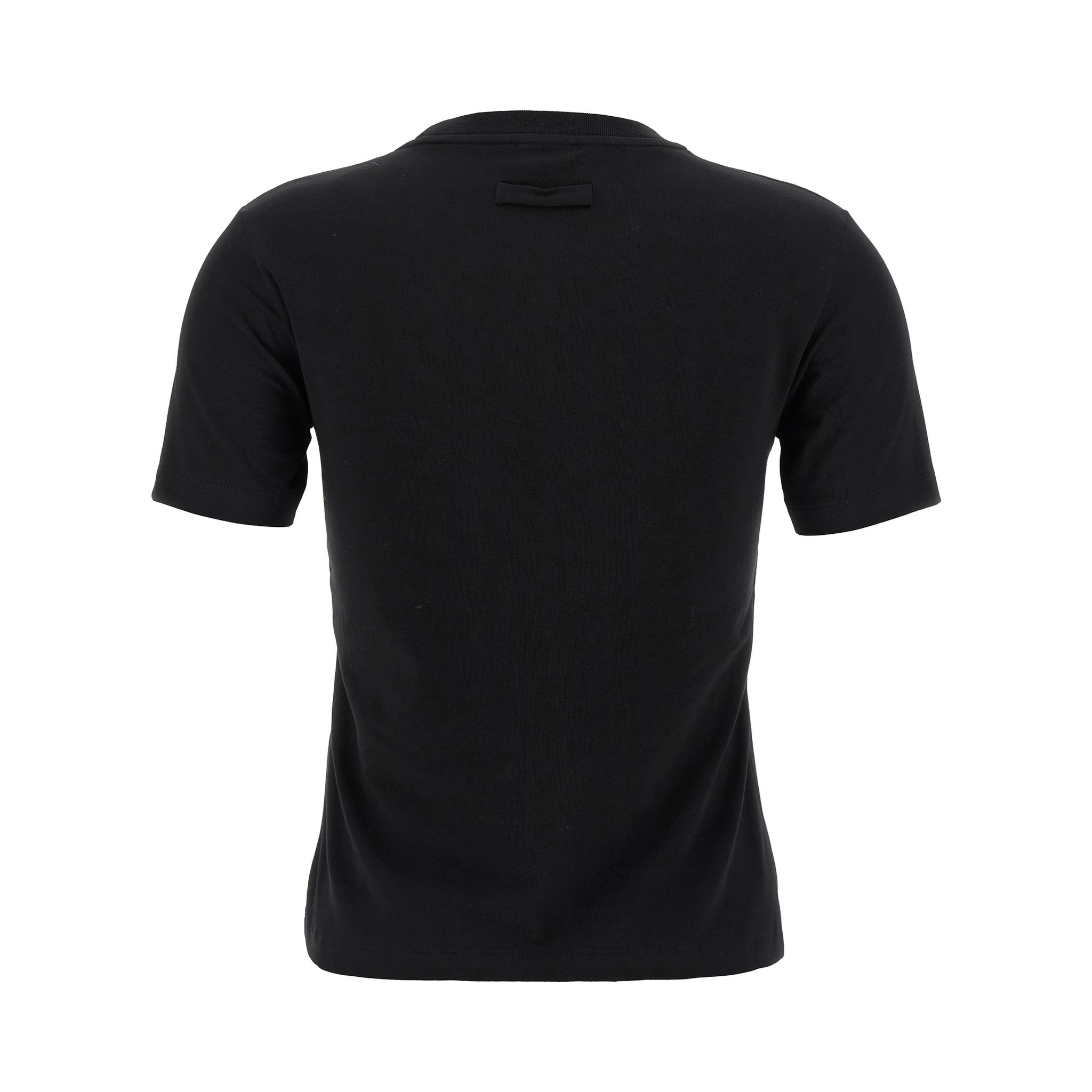 Black Cotton T-Shirt