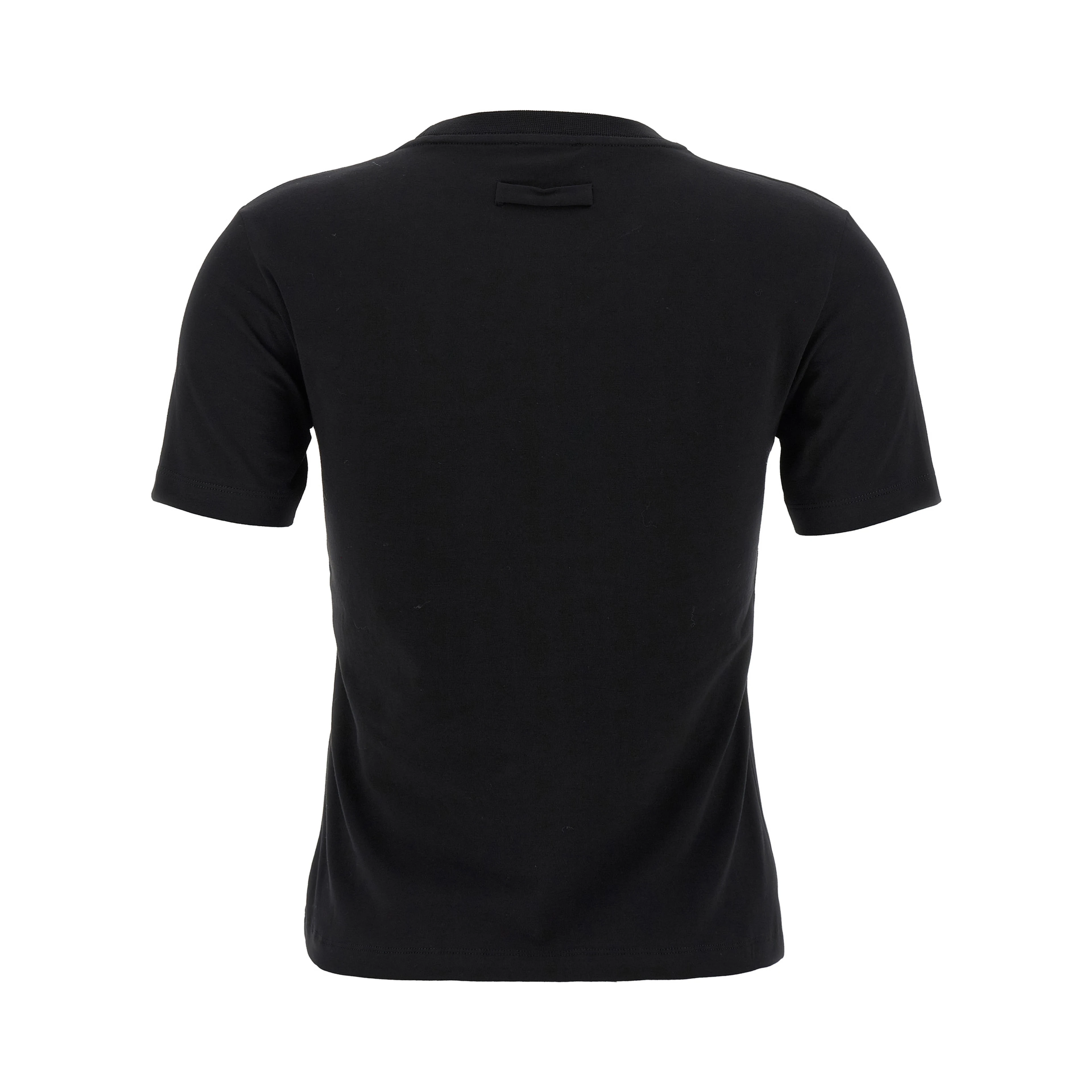 Black Cotton T-Shirt