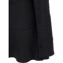 Black Marabou Short Dress