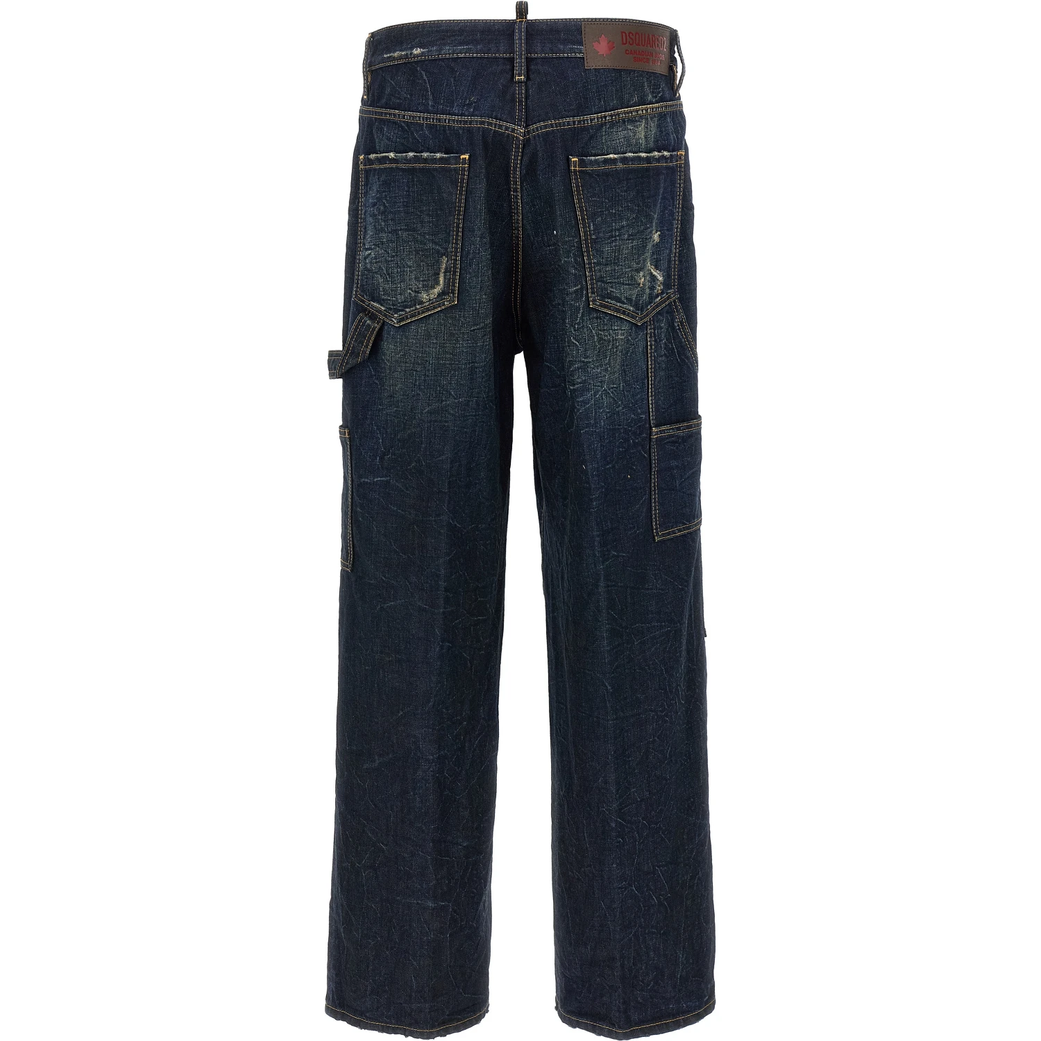 Blue Cotton Jeans Denim