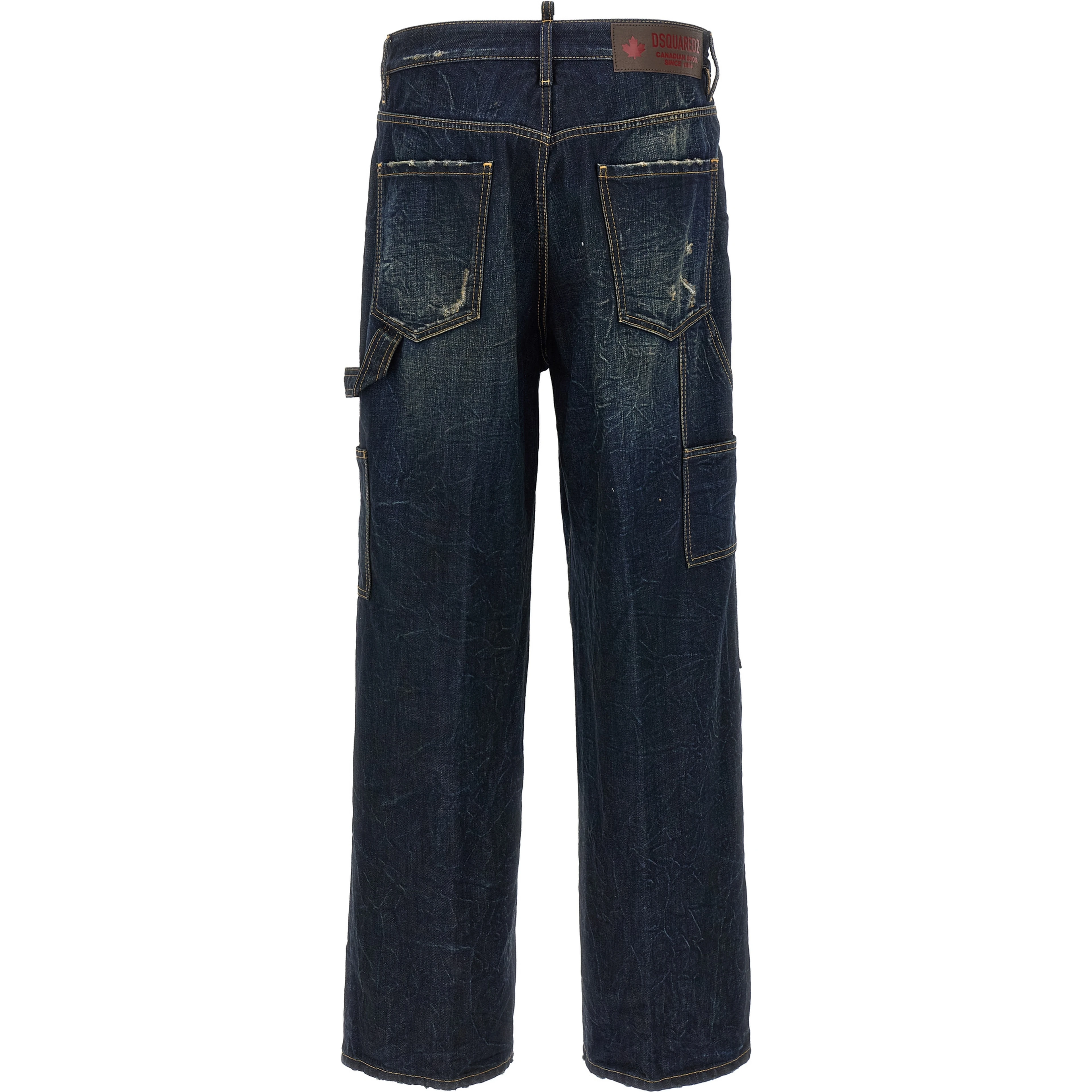 Blue Cotton Jeans Denim