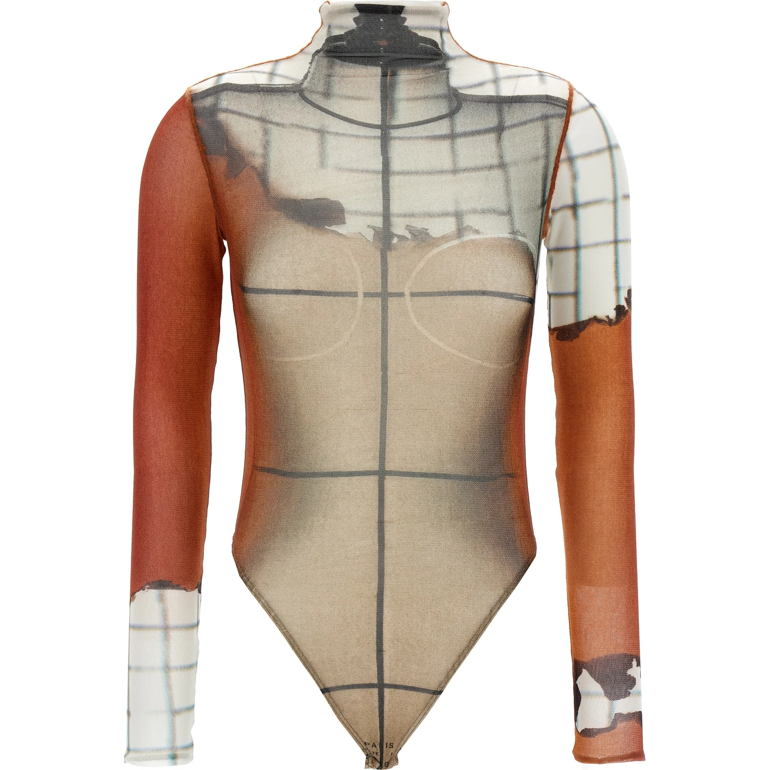 Multicolor Polyamide Bodysuit