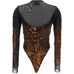 Multicolor Polyamide Bodysuit