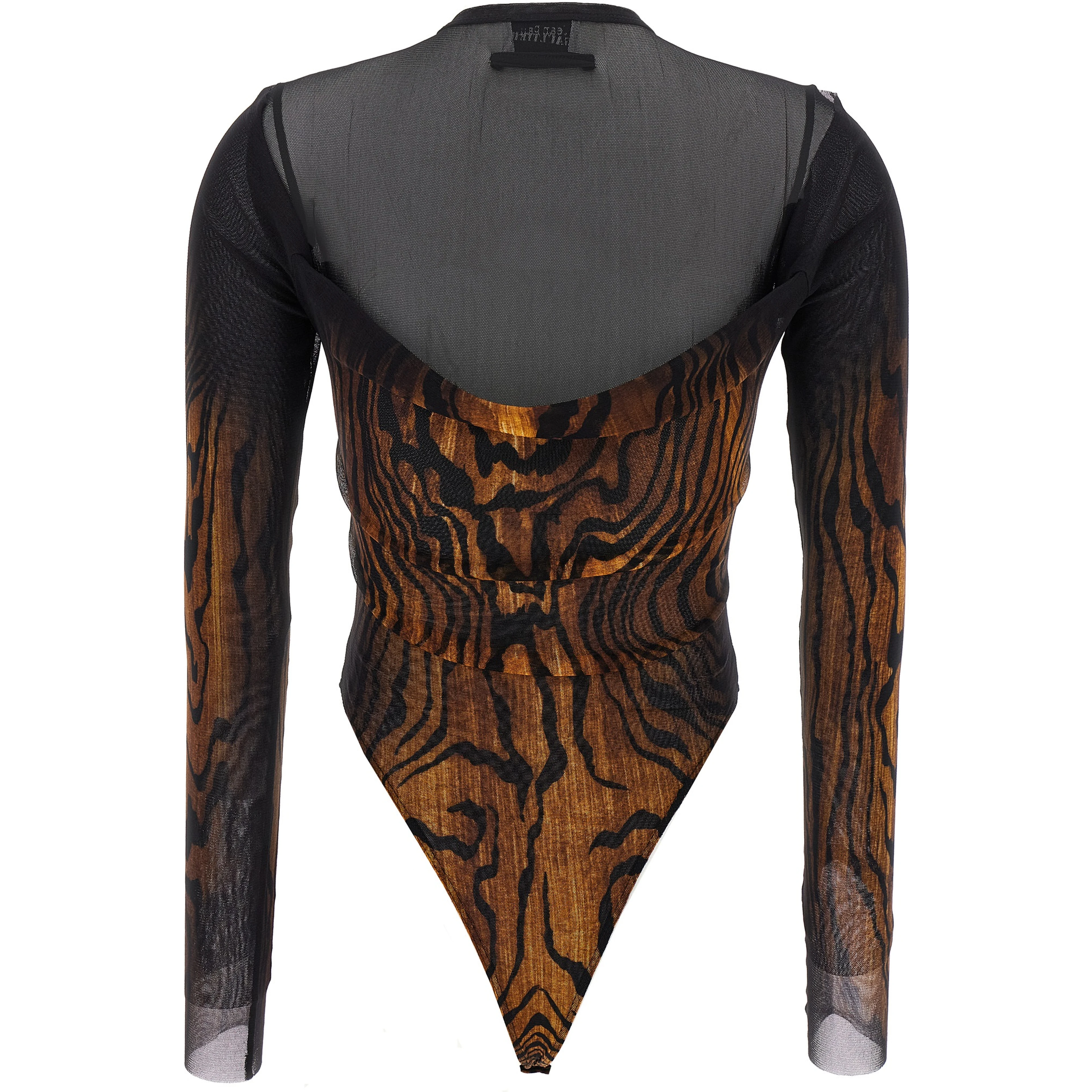 Multicolor Polyamide Bodysuit