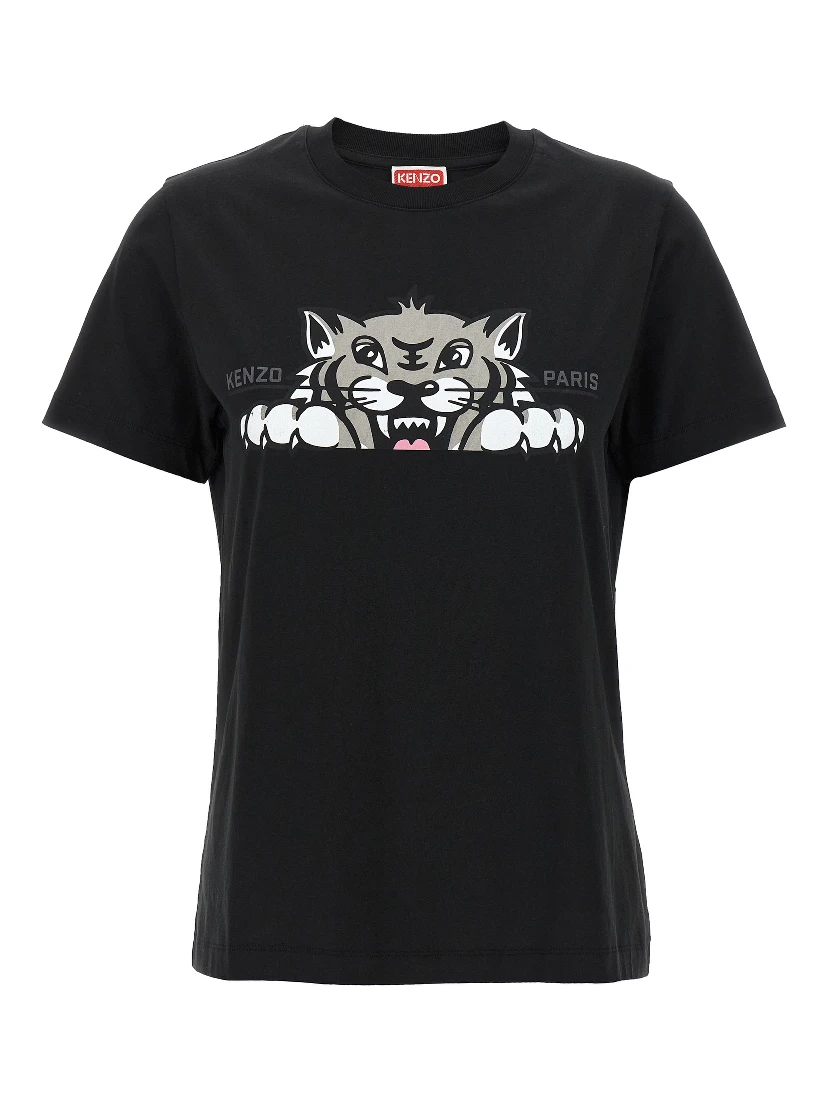 Black Cotton T-Shirt