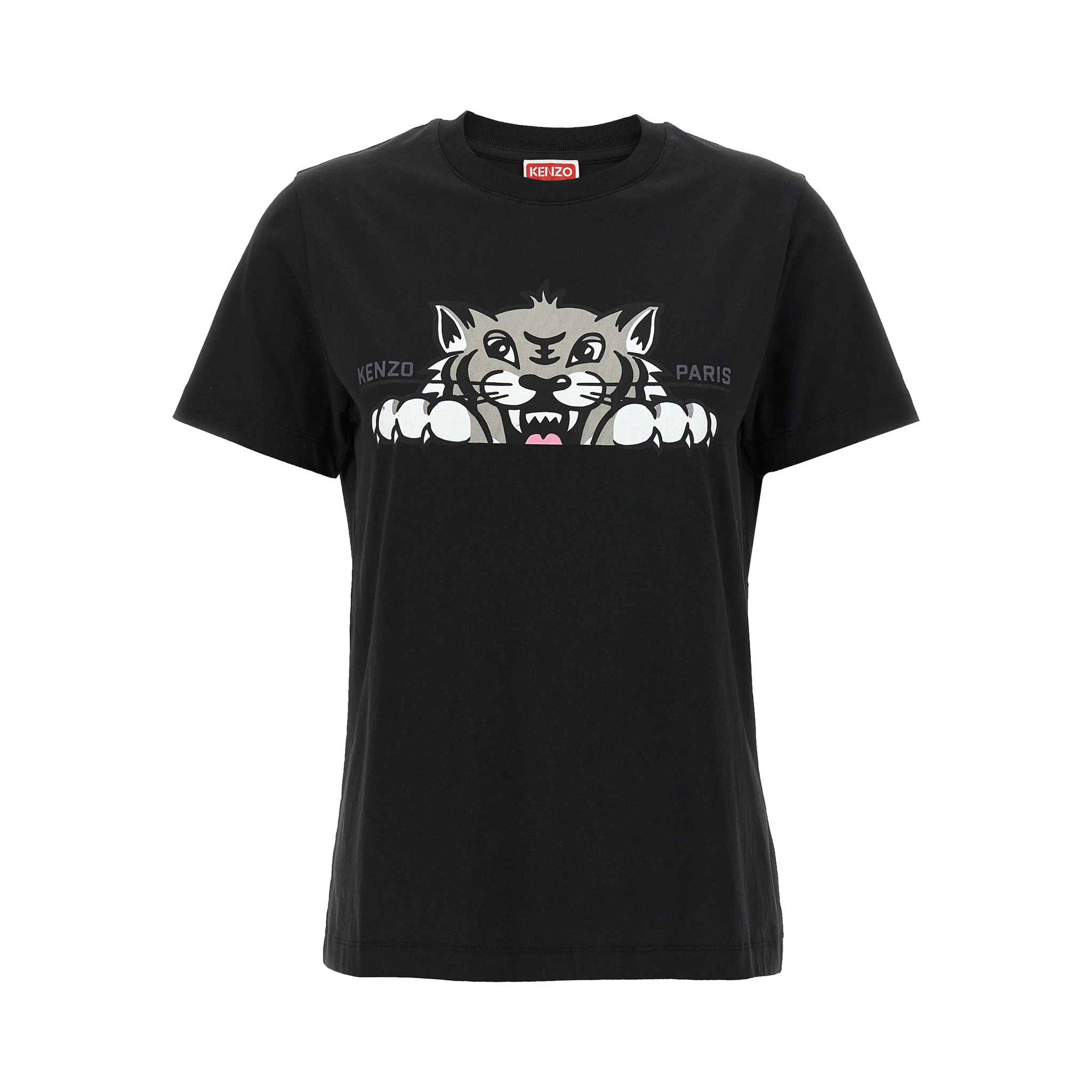 Black Cotton T-Shirt