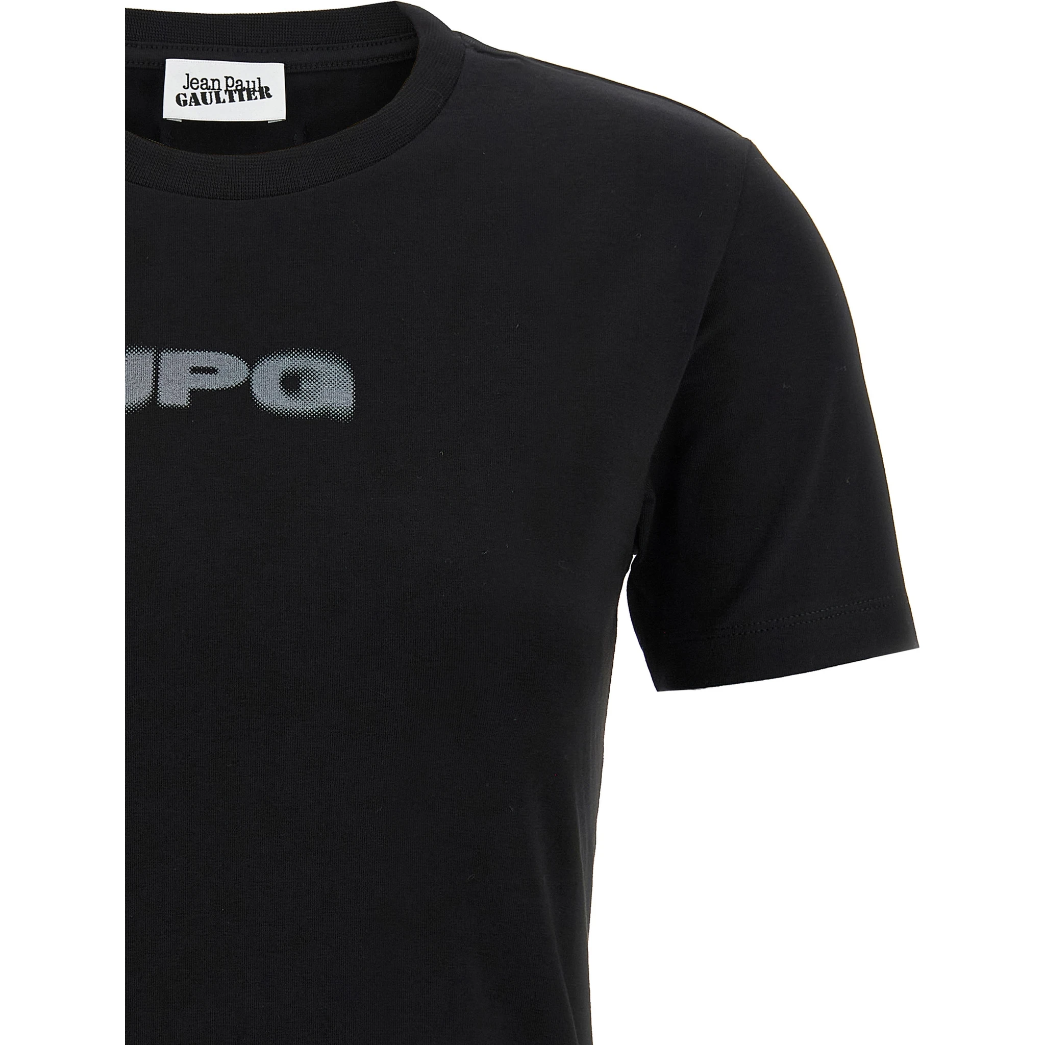 Black Cotton T-Shirt