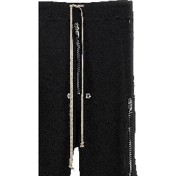 Black Wool Cargo Pants