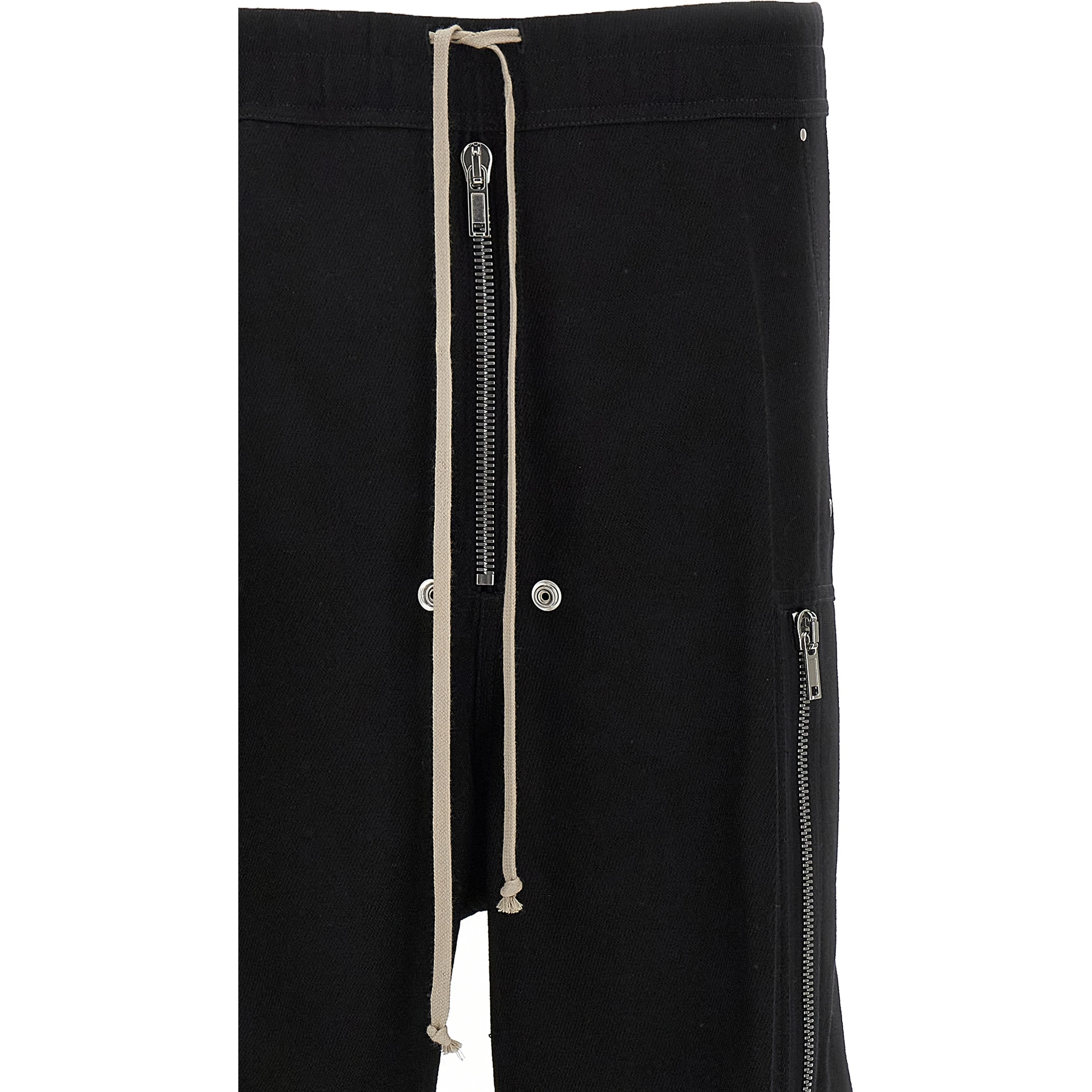 Black Wool Cargo Pants