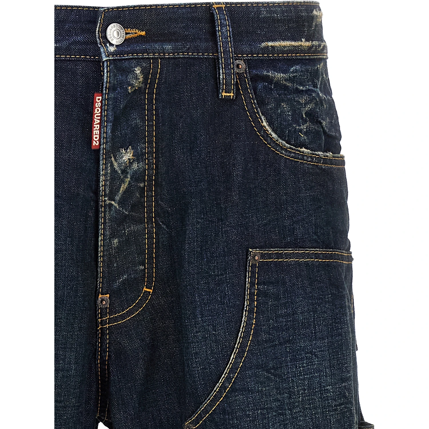 Blue Cotton Jeans Denim