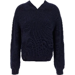 Blue Wool Cardigan