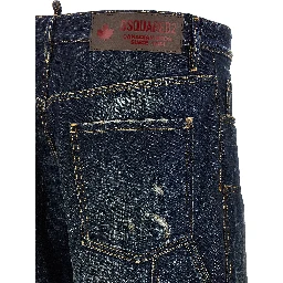 Blue Cotton Jeans Denim