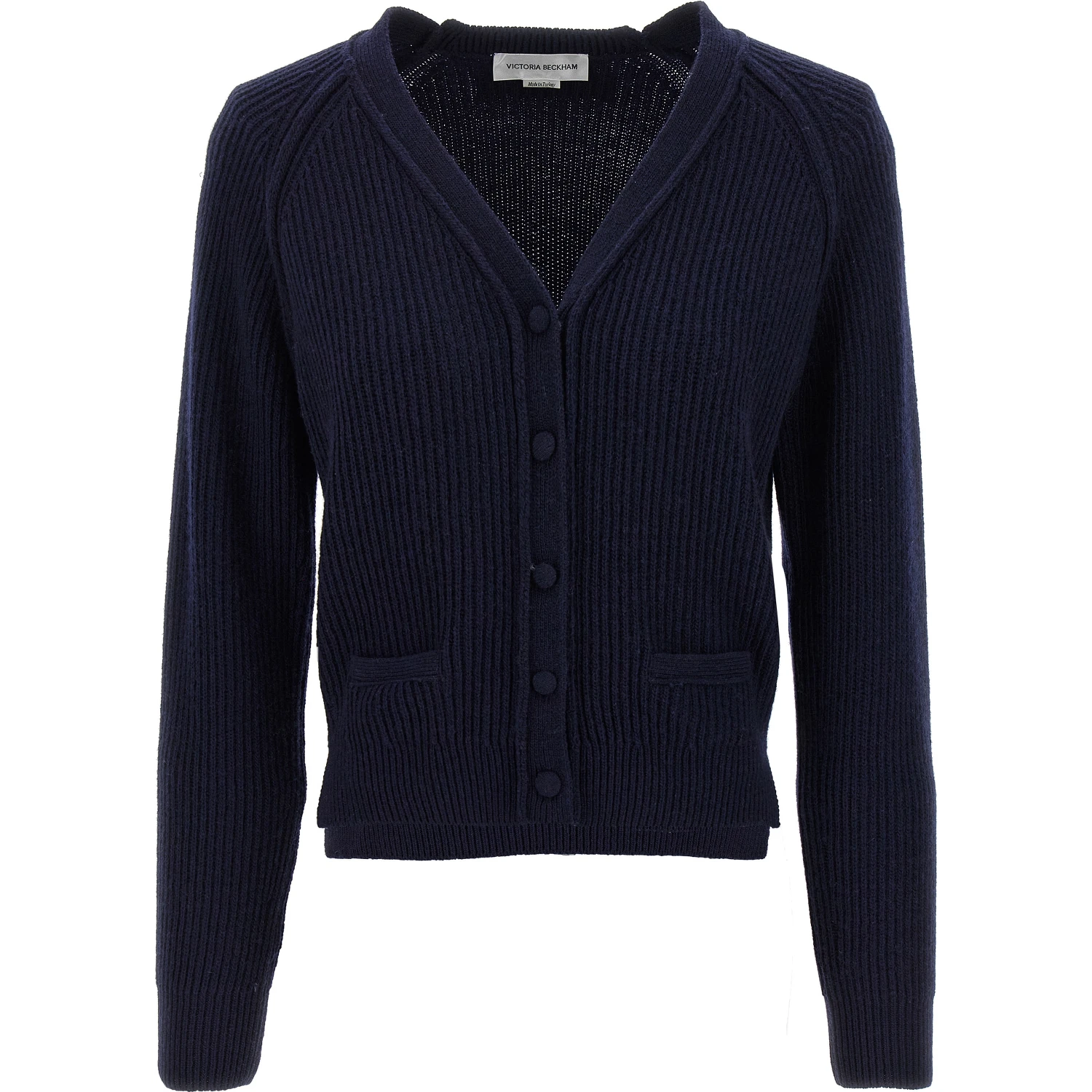 Blue Wool Cardigan