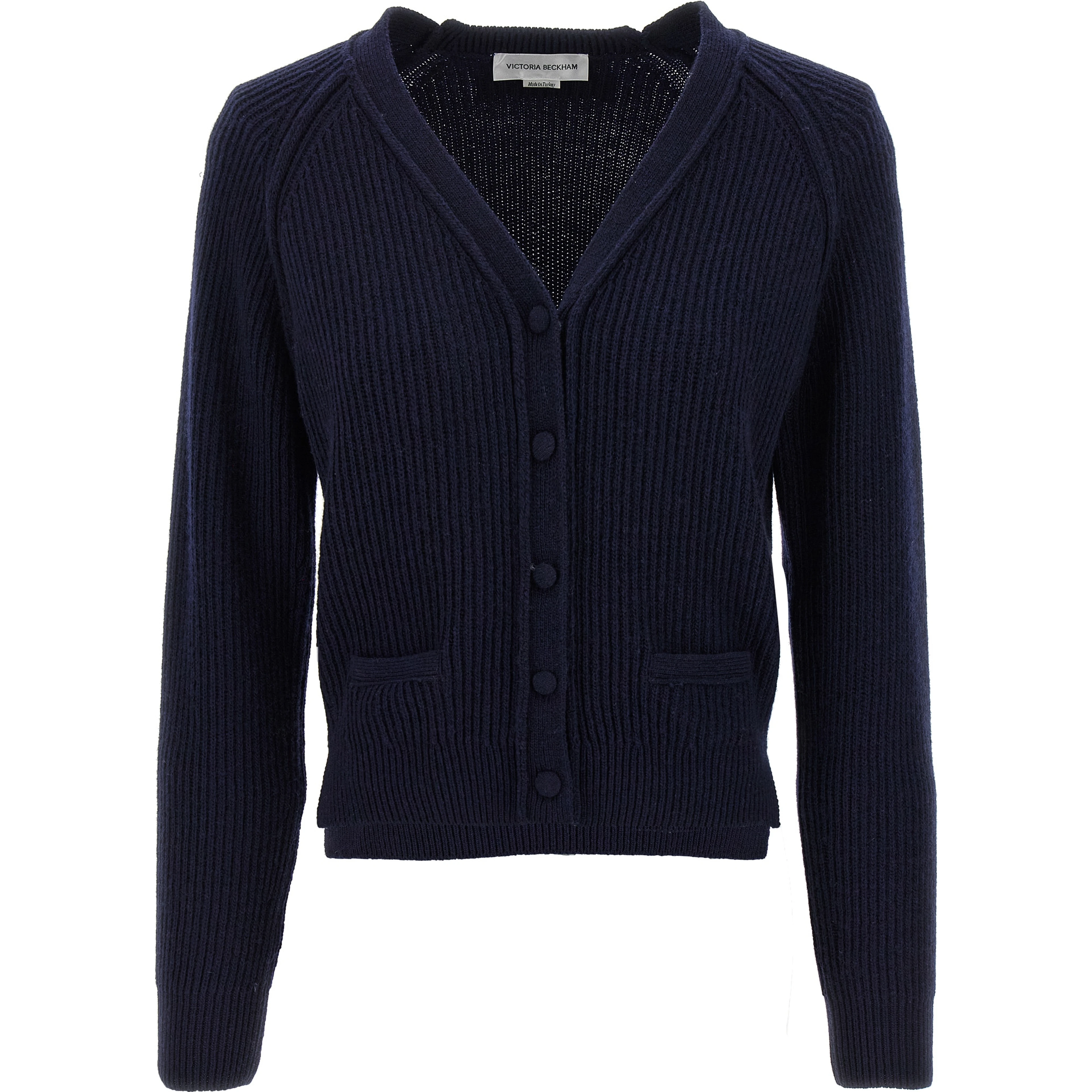 Blue Wool Cardigan