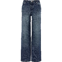 Blue Cotton Jeans Denim