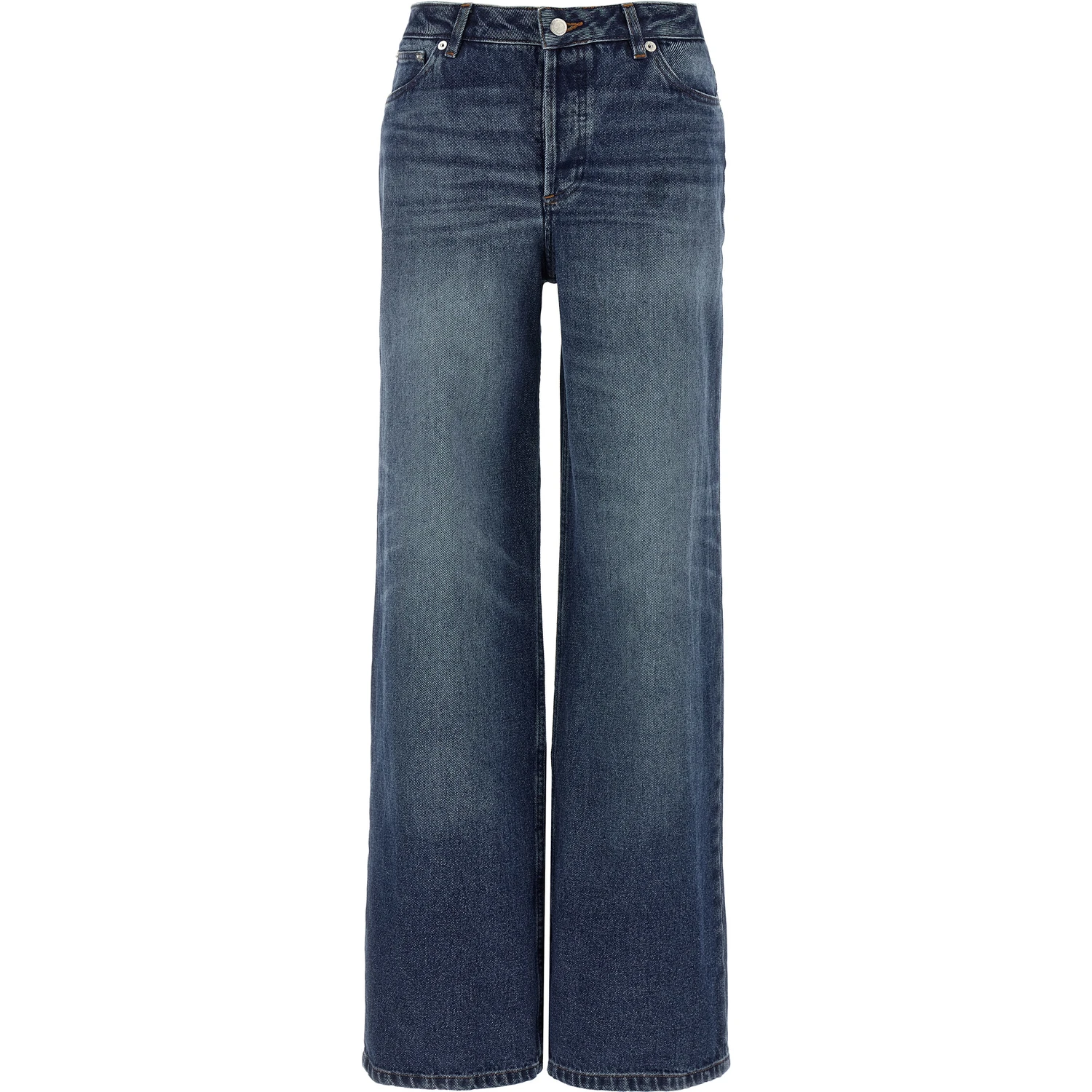 Blue Cotton Jeans Denim