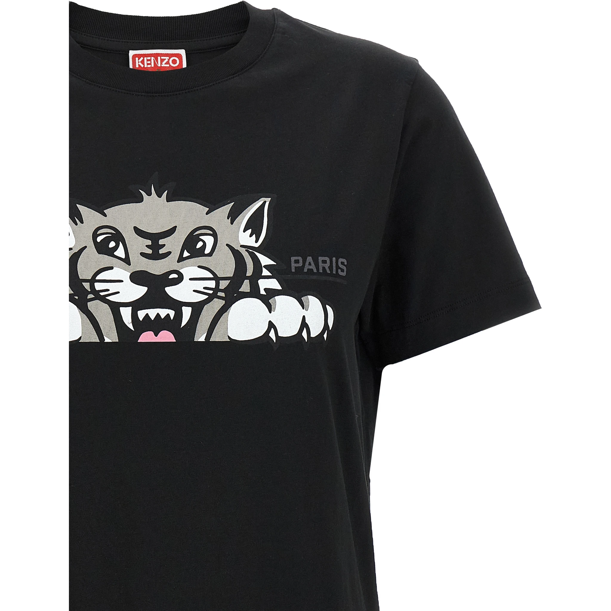 Black Cotton T-Shirt